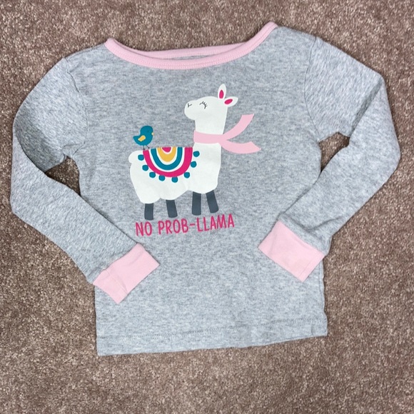5/$20 no prob-llama size 2t pajama set
